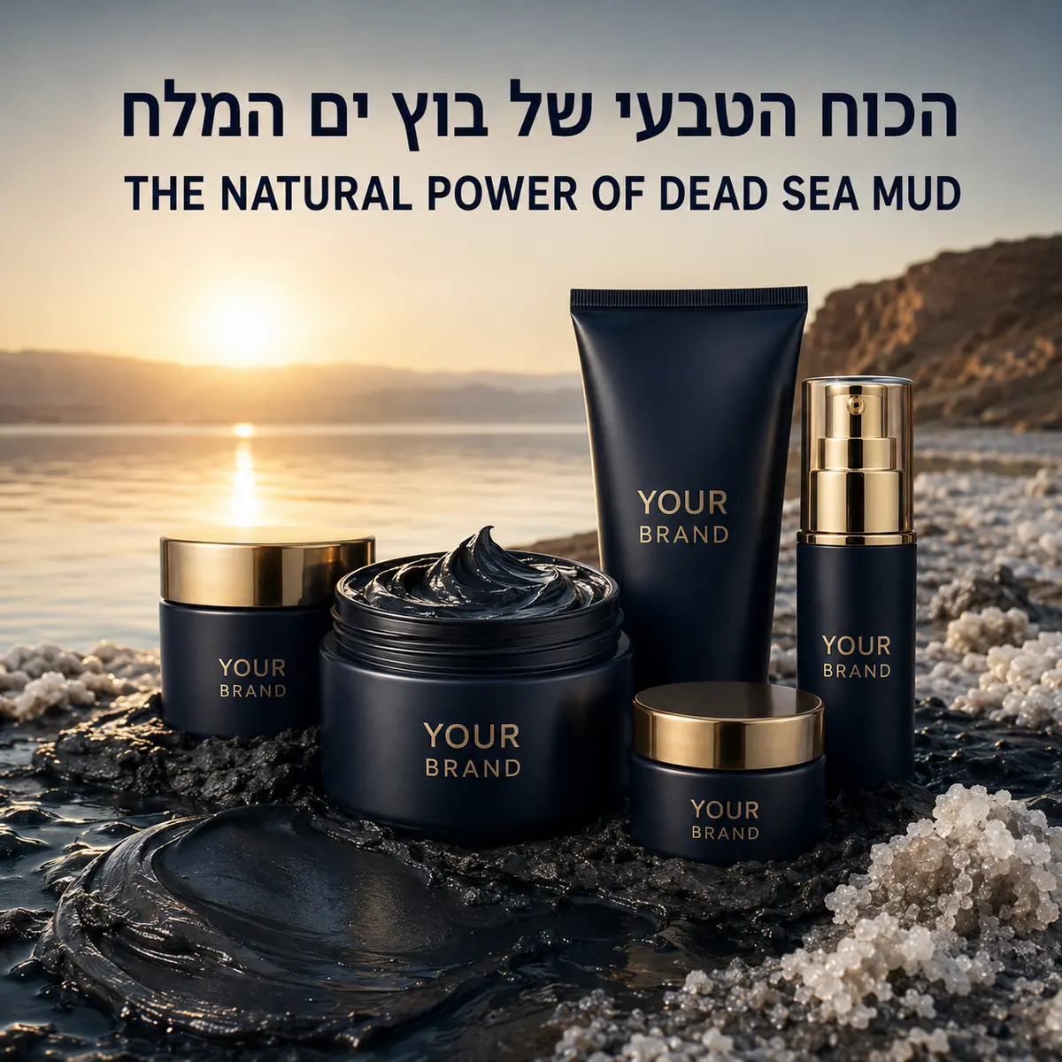 Private label cosmetics with natural Dead Sea mud for your own brand - Global Mineral DSD